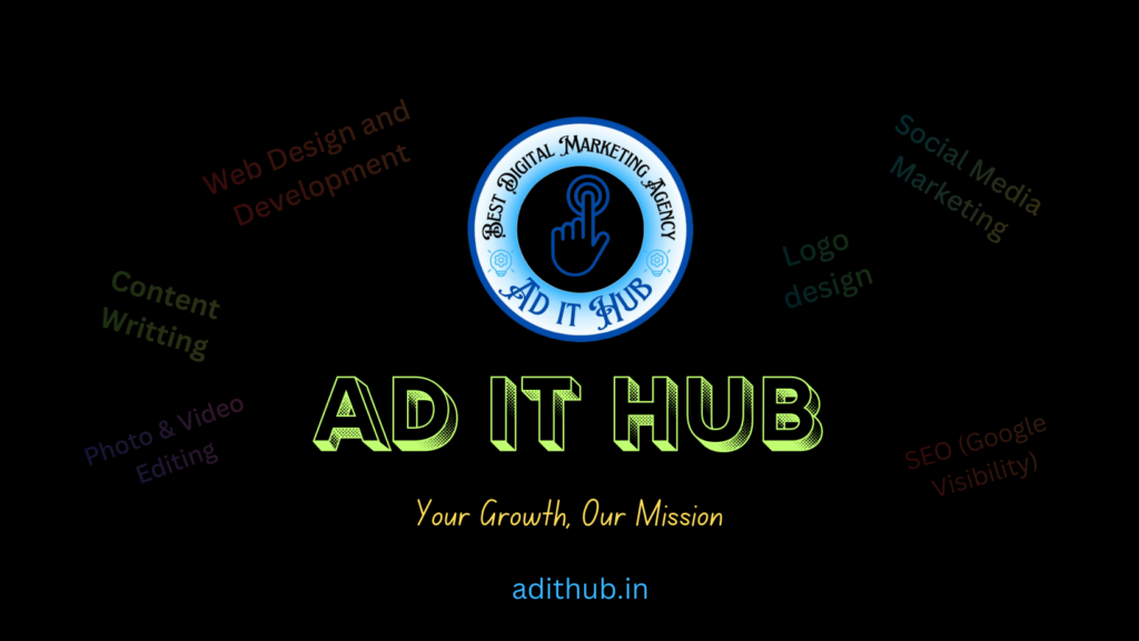AD IT HUB digital marketing agency offering SEO, social media marketing, web development and branding services
